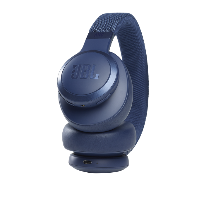 JBL Live 660NC - Blue - Wireless over-ear NC headphones - Detailshot 4 image number null
